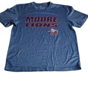 L MOORE LIONS TECH TSHIRT TEAM OKLAHOMA high school team SMALL LARGE